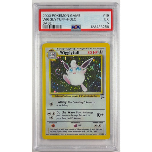 Wigglytuff Holo Rare 19/130 PSA 5 Excellent | Local Legends Cards & Collectibles