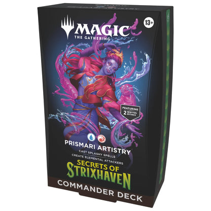 Magic: The Gathering Secrets of Strixhaven Commander Decks Prismari Artistry | Local Legends Cards & Collectibles