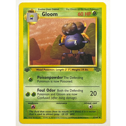 1st Edition Gloom Non Holo Uncommon 37/64