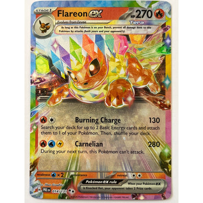 Flareon EX Holo Double Rare 014/131