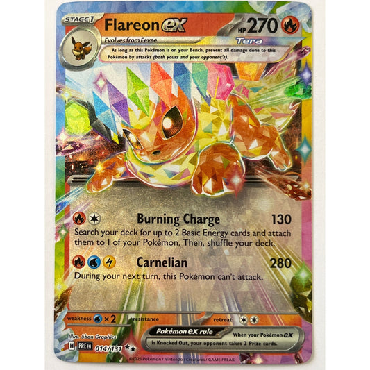 Flareon EX Holo Double Rare 014/131
