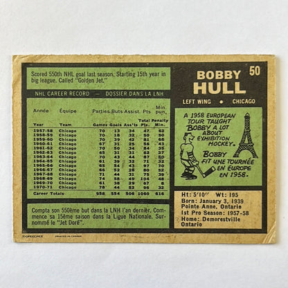 1971-72 O-Pee-Chee Bobby Hull
