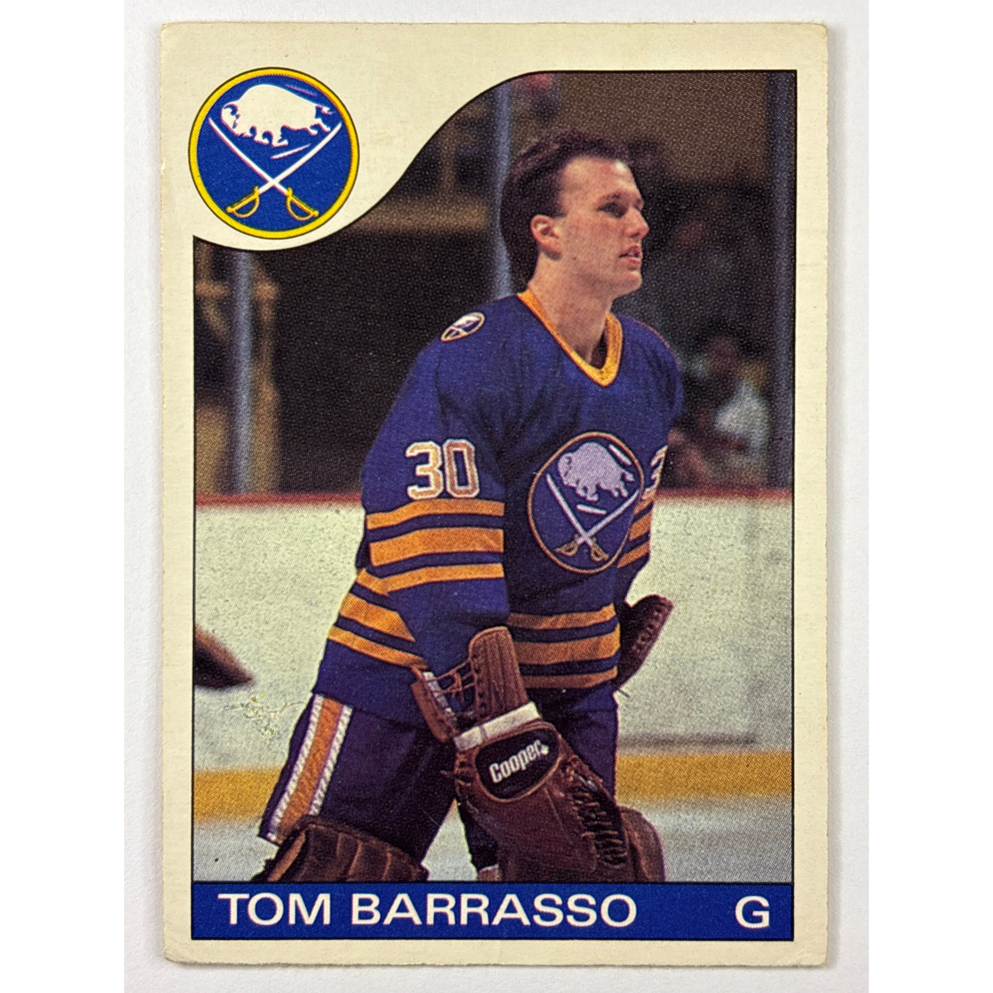 1985-86 O-Pee-Chee Tom Barrasso 2nd Year | Local Legends Cards & Collectibles