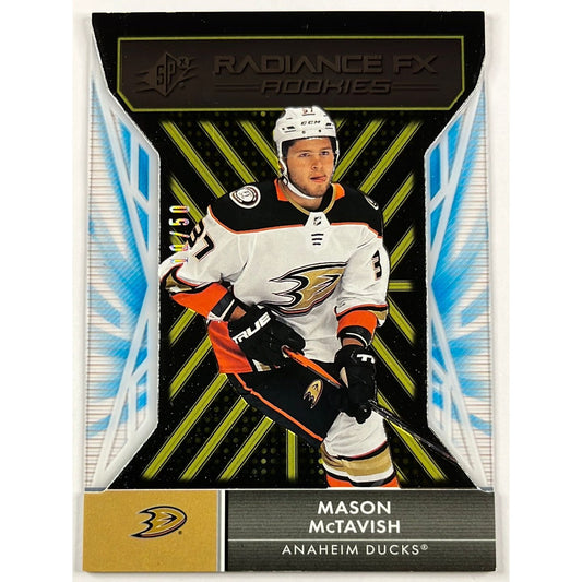 2021-22 SPX Mason Mctavish Radiance FX Rookies Gold /50