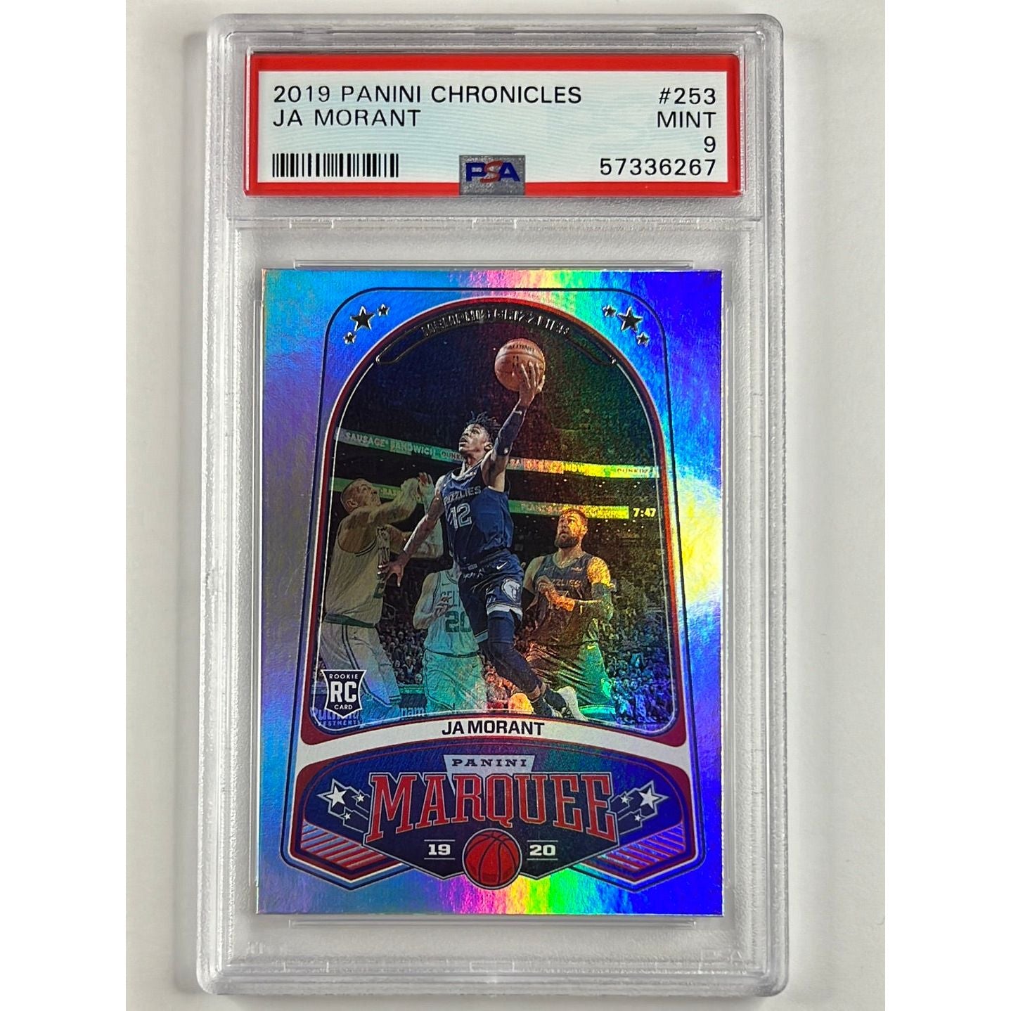 2019-20 Chronicles Marquee Ja Morant RC PSA 9 MINT