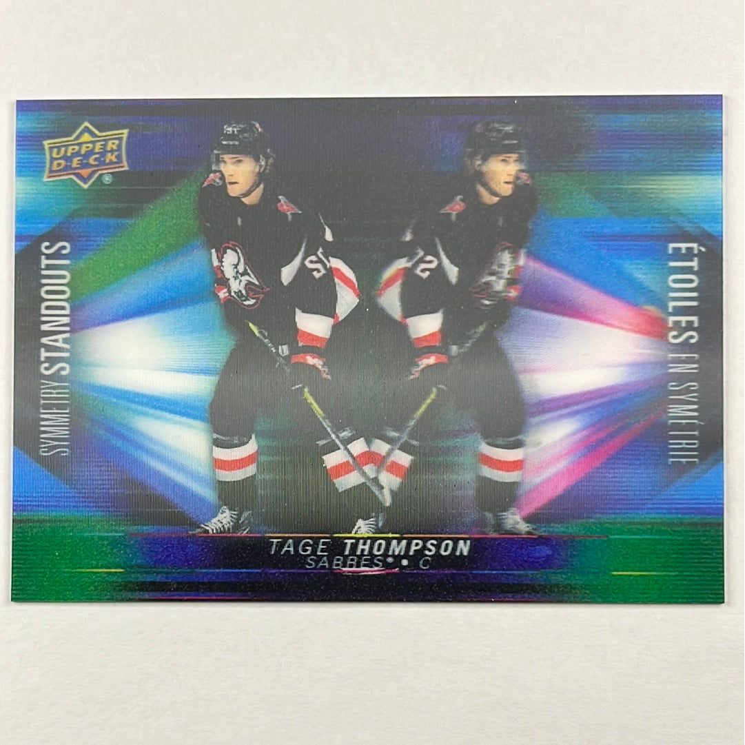 2023-24 Tim Hortons Tage Thompson Symmetry Standouts Lenticular