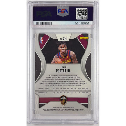 2019-20 Panini Prizm Kevin Porter JR. RC PSA 9 MINT | Local Legends Cards & Collectibles