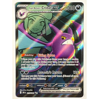 Team Rocket’s Crobat Holo Ultra Rare 217/187 | Local Legends Cards & Collectibles