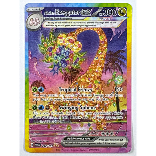 Alolan Exeggutor ex Holo Special Illustration Rare 242/191