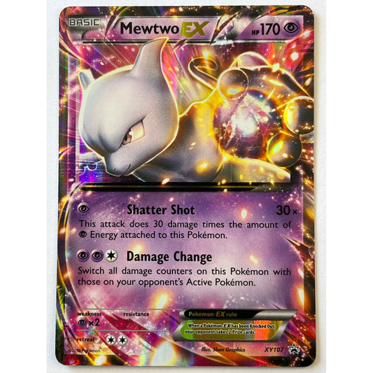 Mewtwo EX Holo Black Star Promo XY107