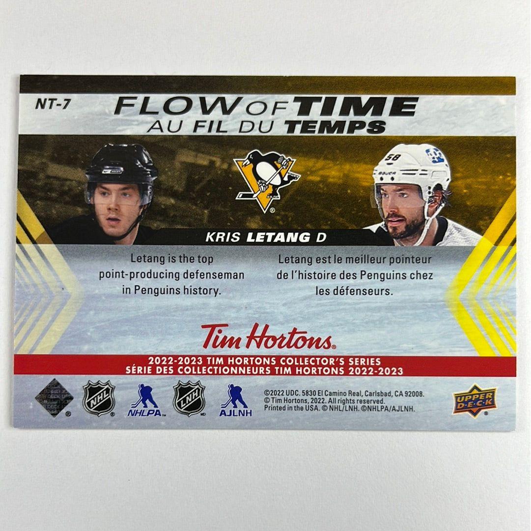 2022-23 Tim Hortons Kris Letang Flow of Time 3D Lenticular