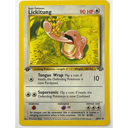 1st Edition Lickitung Non Holo Uncommon 38/64
