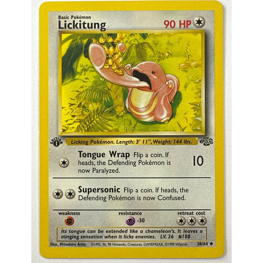 1st Edition Lickitung Non Holo Uncommon 38/64