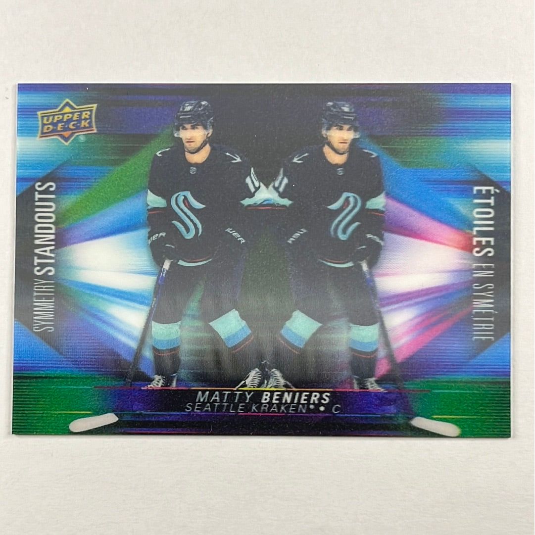 2023-24 Tim Hortons Matty Beniers Symmetry Standouts Lenticular