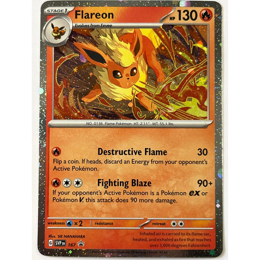 Flareon Holo Black Star Promo 167