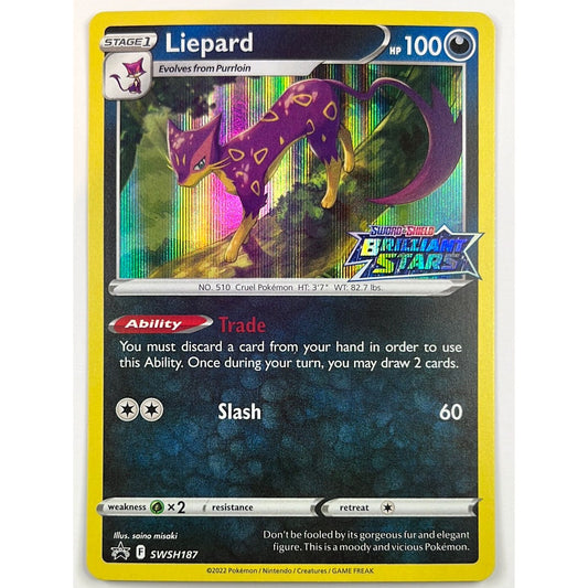 Liepard Holo STAMPED Promo SWSH187
