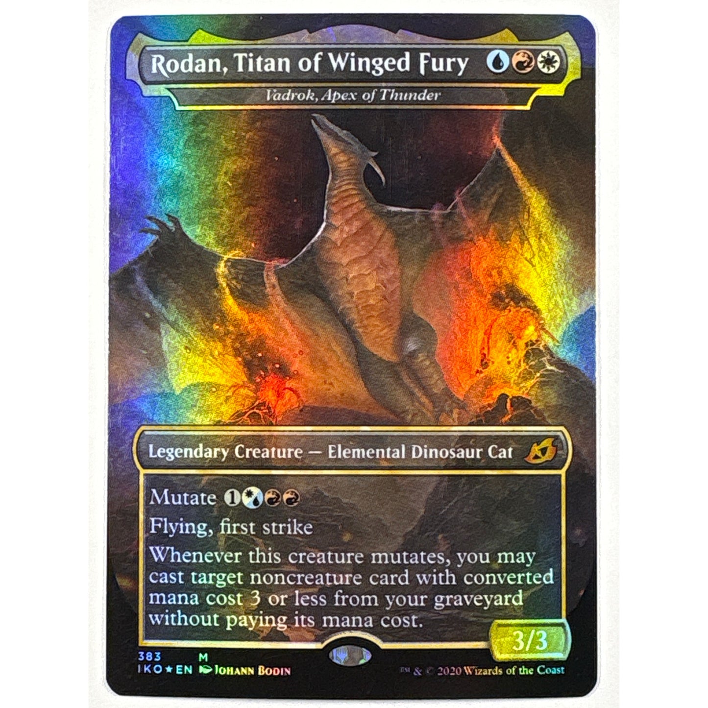 Rodan, Titan of Winged Fury Foil Mythic 383 | Local Legends Cards & Collectibles