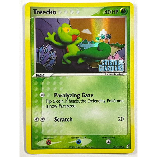 *STAMPED Treecko Reverse Holo 67/100