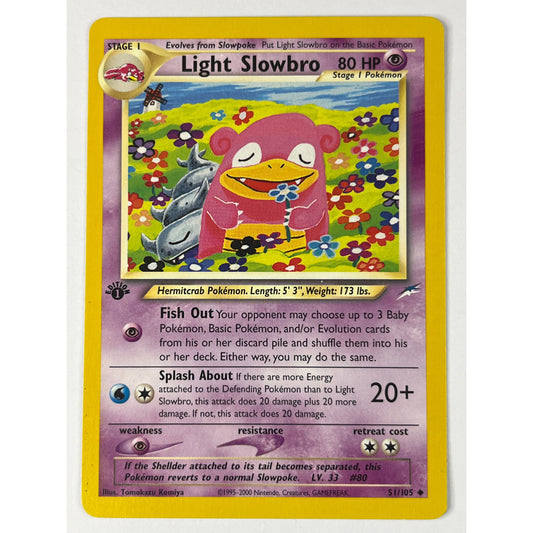 1st Edition Light Slowbro Non Holo Uncommon 51/105
