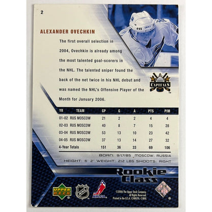 2005-06 Upper Deck Alexander Ovechkin RC | Local Legends Cards & Collectibles