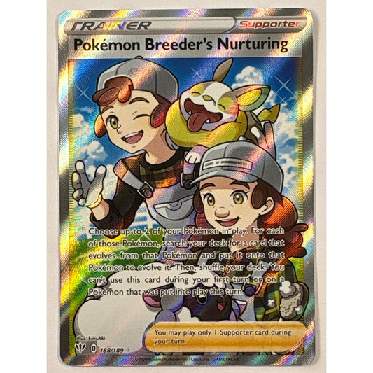 Pokemon Breeder’s Nurturing Ultra Rare 188/189