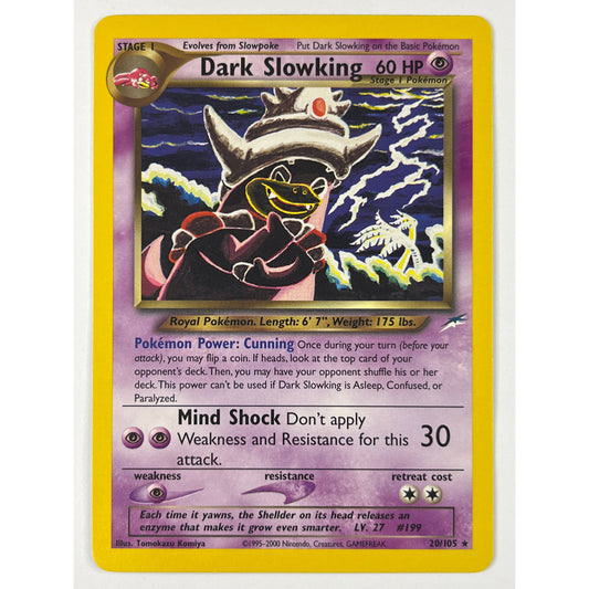 Dark Slowking Non Holo Rare 20/105