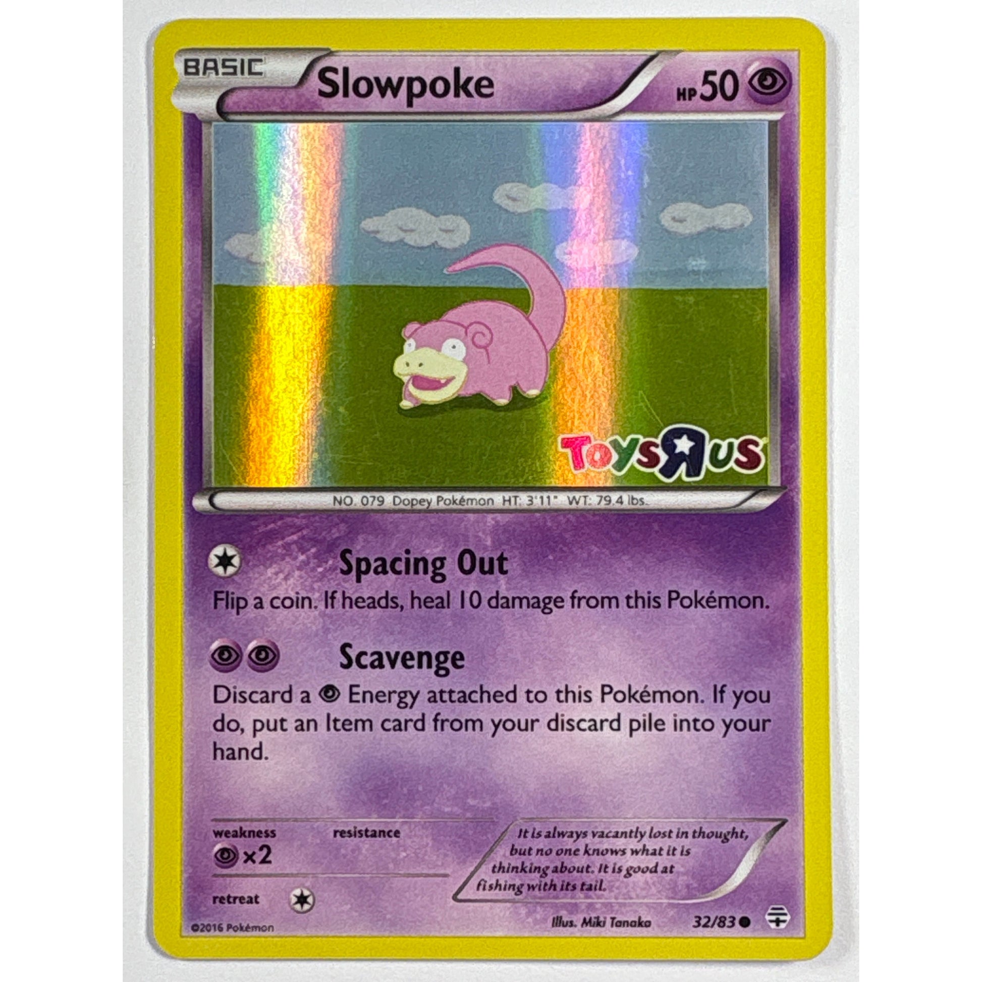 Slowpoke Holo Common Toys R Us Promo 32/83 | Local Legends Cards & Collectibles