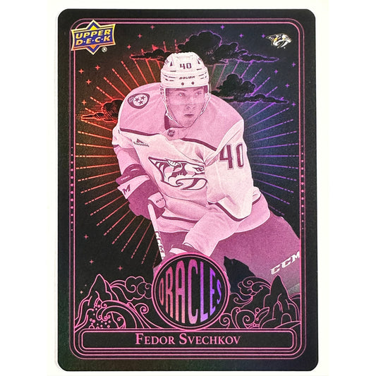 2024-25 Upper Deck Extended Series Fedor Svechkov Oracles Pink SP