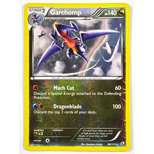 Garchomp Reverse Holo Rare 96/113