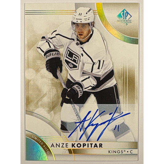 2023-24 SP Authentic Anze Kopitar Limited Auto