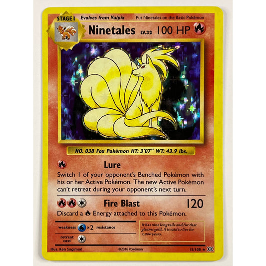 XY Evolutions Ninetales Holo Rare 15/108