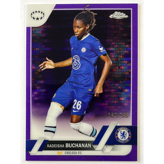 2023 Topps Chrome UEFA Women’s Kadeisha Buchanan /299