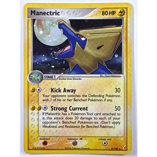 Manectric Holo *W/SWIRL Rare 8/100 | Local Legends Cards & Collectibles
