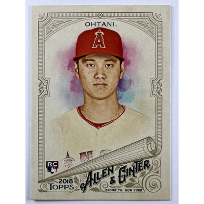 2018 Allen & Ginter Shohei Ohtani RC