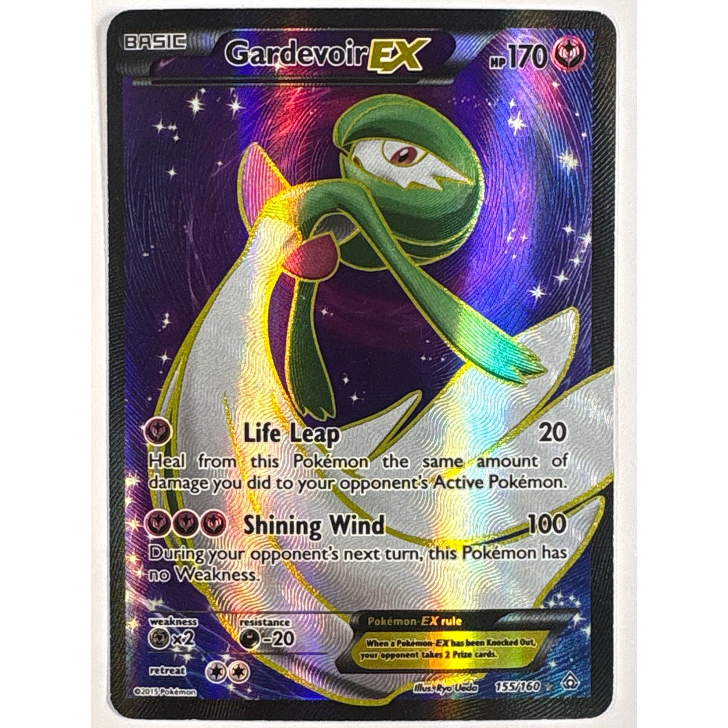Gardevoir EX Holo Ultra Rare 155/160