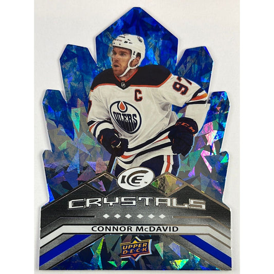 2021-22 Ice Connor McDavid Crystals Die Cut