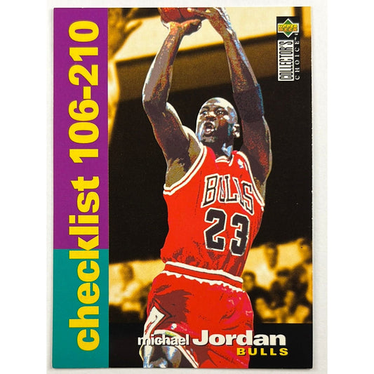 1995-96 Upper Deck Michael Jordan Checklist 106-210