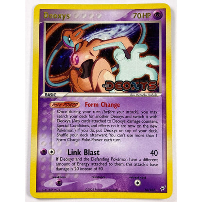 *Stamped Deoxys Reverse Holo 16/107