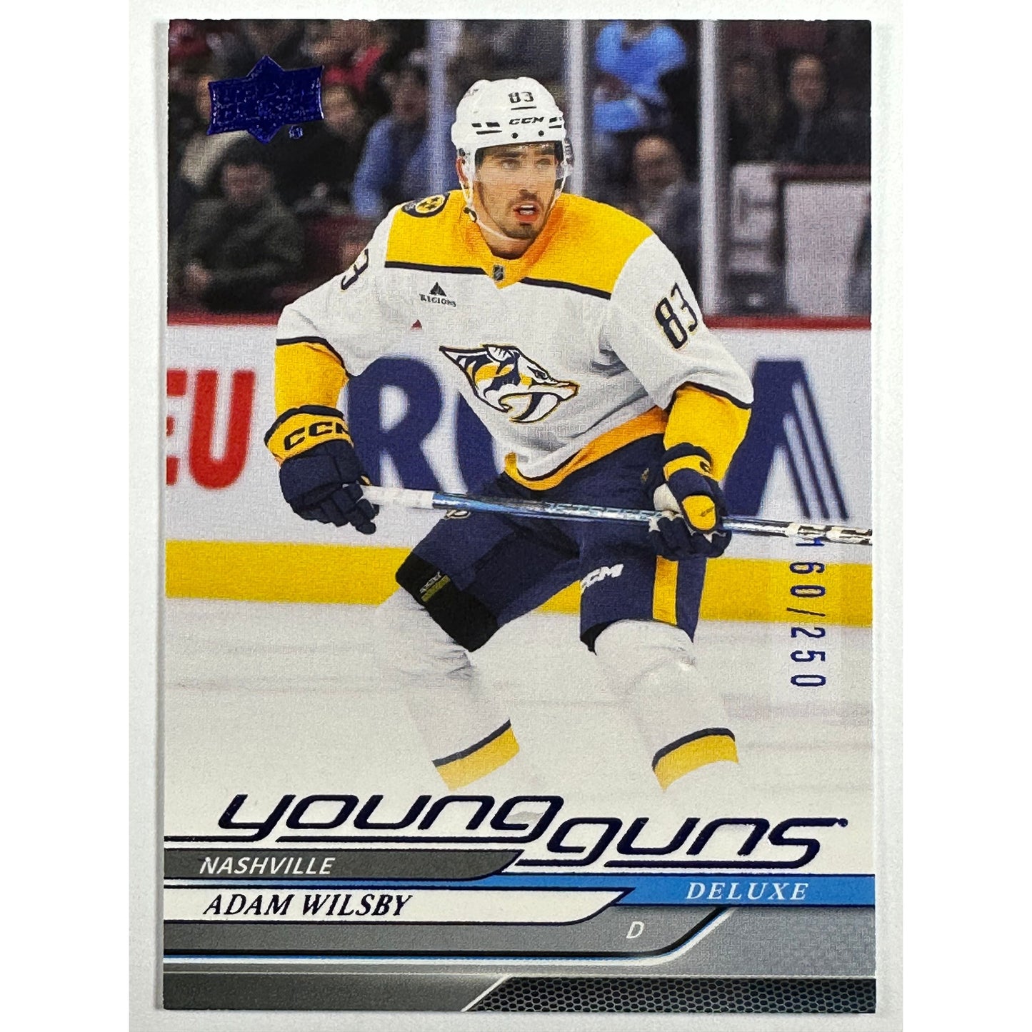 2024-25 Upper Deck Extended Series Adam Wilsby Young Guns Deluxe /250