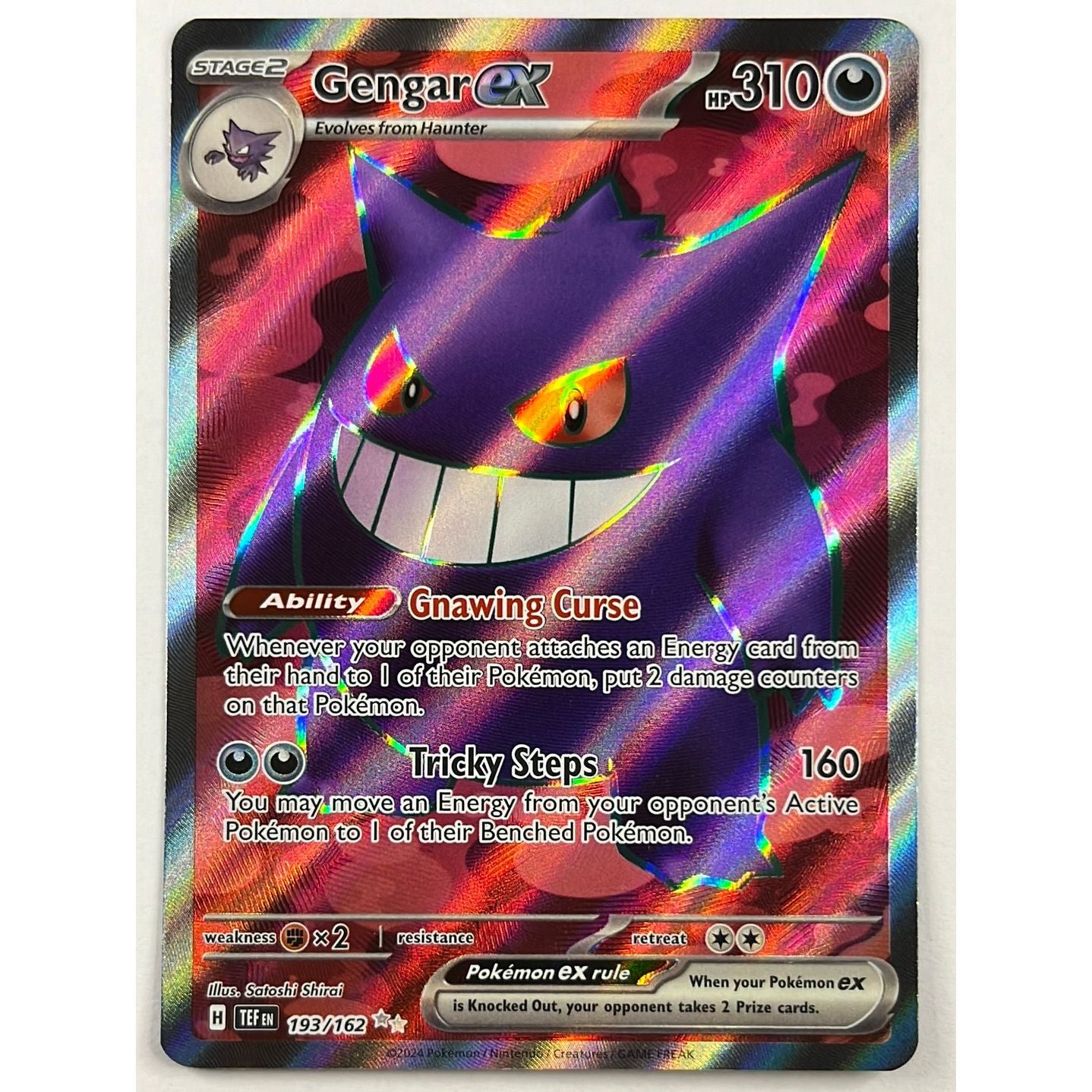 Gengar EX Ultra Rare 193/162