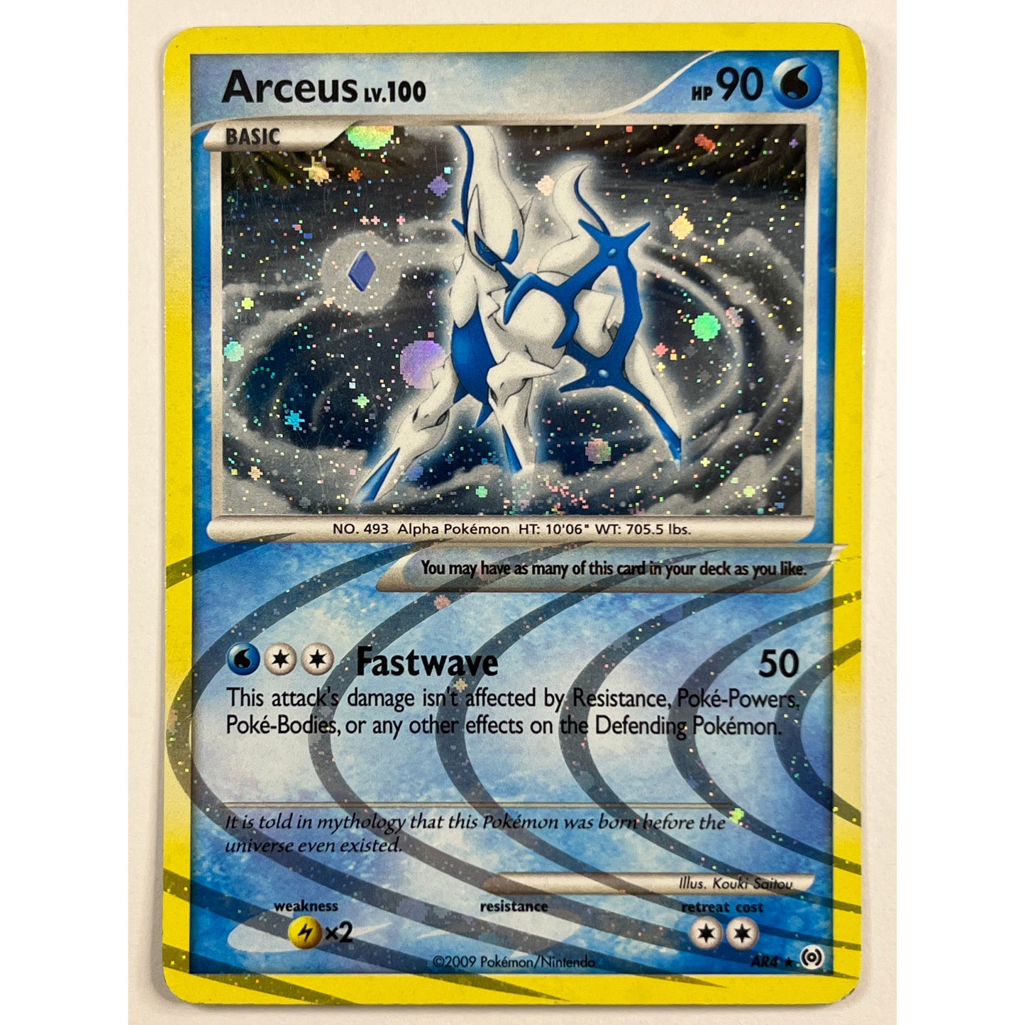 Arceus LV. 100 Holo Rare AR4