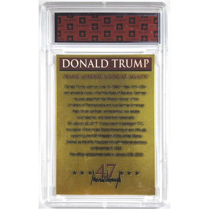 Donald Trump “The Best Has Yet To Come” #3 Limited Run TRUMP 10 | Local Legends Cards & Collectibles