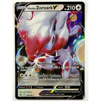 Hisuian Zoroark V Ultra Rare 146/196