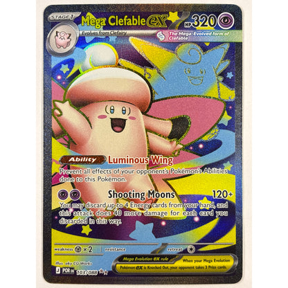 Mega Clefable ex Holo Ultra Rare 103/088 | Local Legends Cards & Collectibles