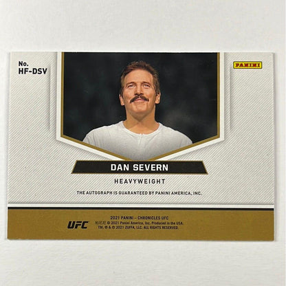 2021 Panini Chronicles Dan Severn Hall Of Fame Auto /10