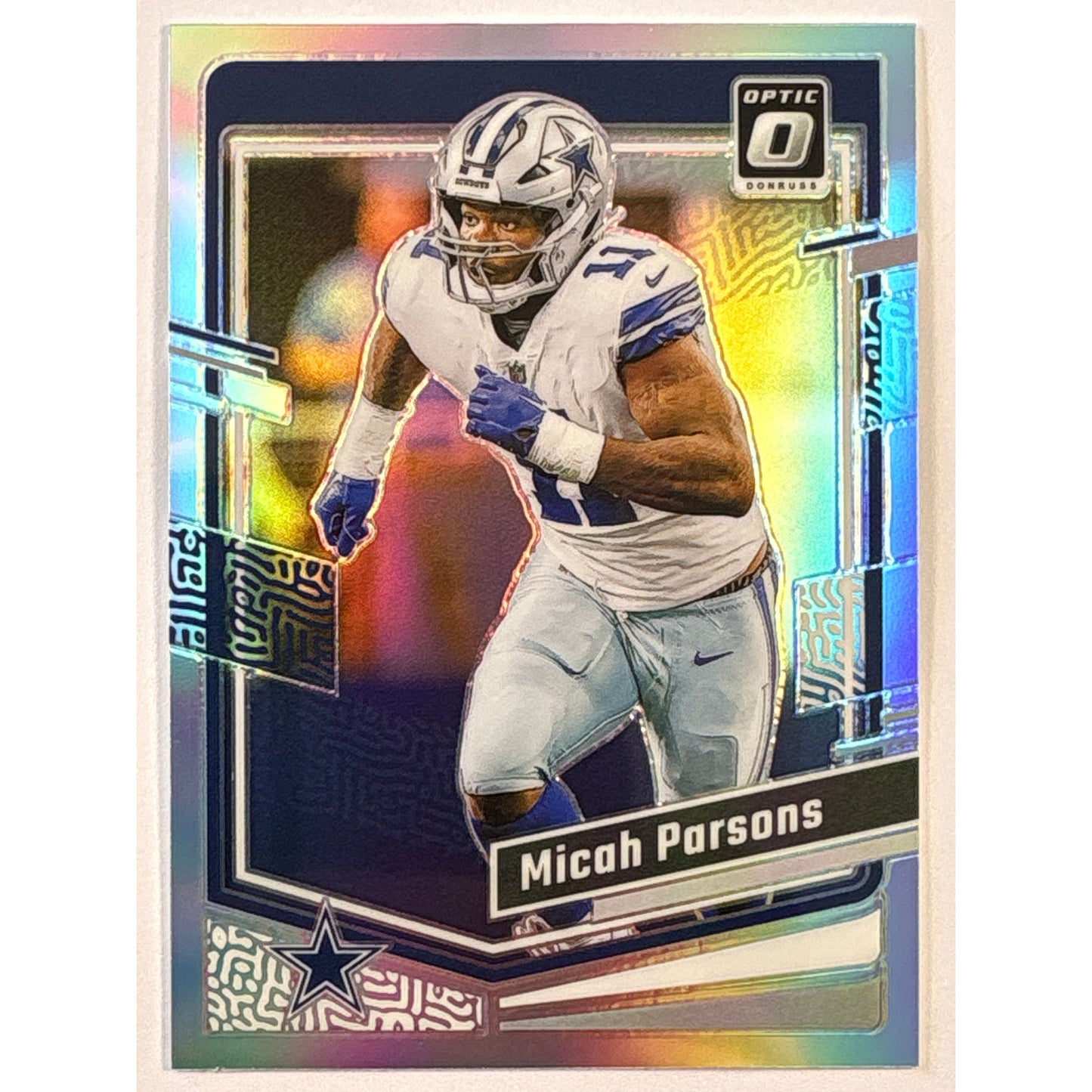 2023 Donruss Optic Micah Parsons Silver Holo Prizm