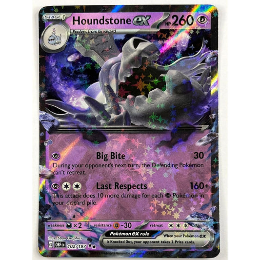 Houndstone EX Double Rare 102/197