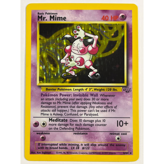 Mr. Mime Holo Rare 6/64