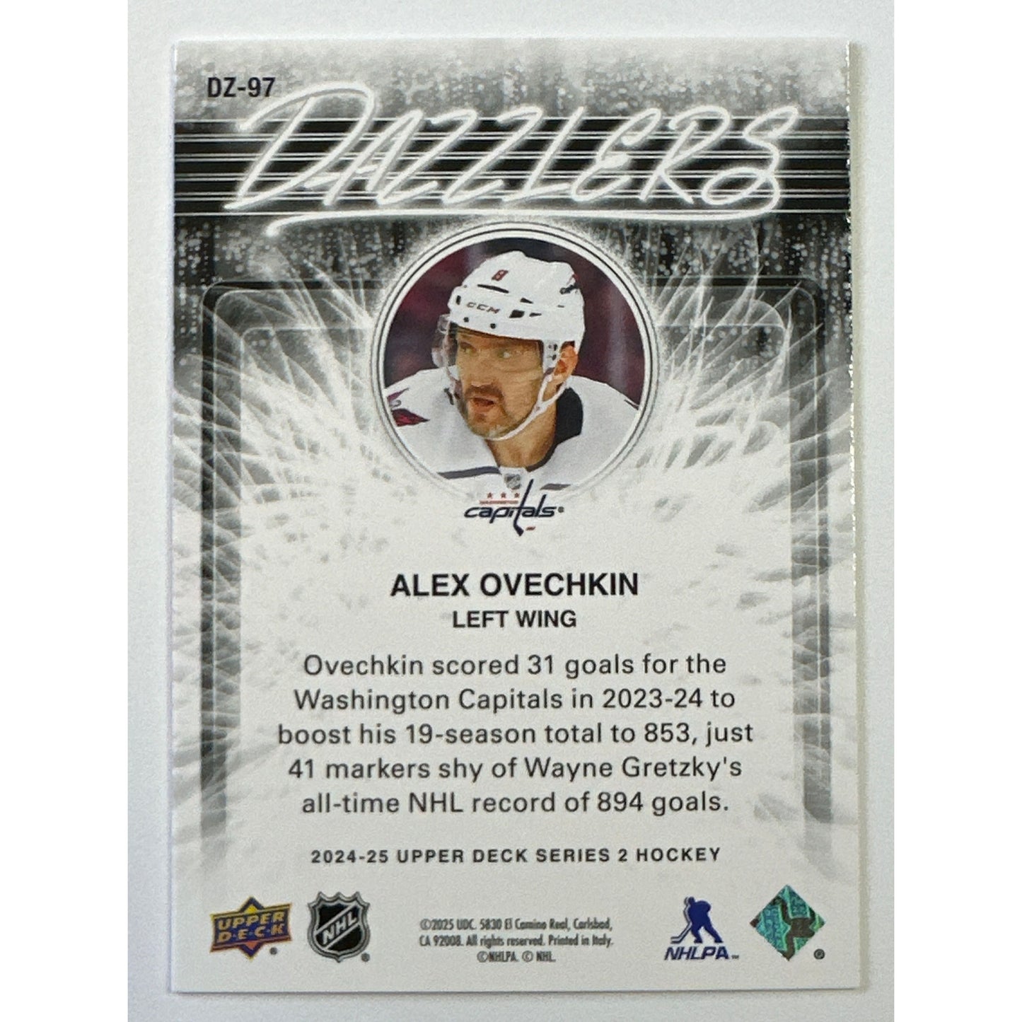 2024-25 Series 2 Alex Ovechkin Red Dazzlers SP