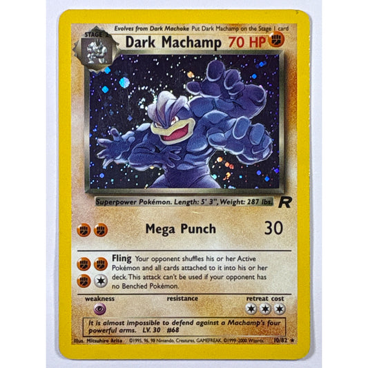 Dark Machamp Holo Rare 10/82